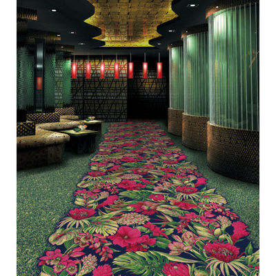 80% wol 20% nylon Axminster banketzaal tapijt voor de lobby van het hotel en kamerversiering