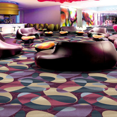 1200 g/m2 Vlies Gewicht Casino Muur-op-muur tentoonstelling tapijt voor restaurantinterieur