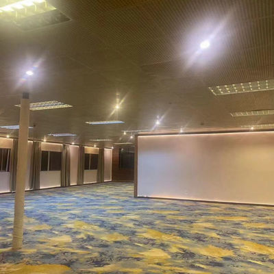 Stapelhoogte 7-10 ± 0,5 mm Custom Nylon Printed Axminster Hotel Casino Brandwerend tapijt voor evenementen