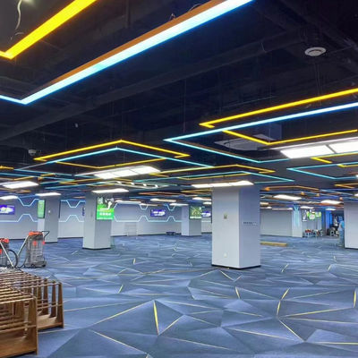 Stapelhoogte 7-10 ± 0,5 mm Custom Nylon Printed Axminster Hotel Casino Brandwerend tapijt voor evenementen