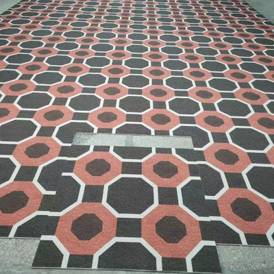 8-15 mm Pile Height Fluorescent Kleurgeprinte tapijt voor plaagbestrijding in hotelgang
