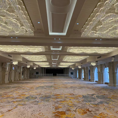 8-15 mm Pile Height Fluorescent Kleurgeprinte tapijt voor plaagbestrijding in hotelgang