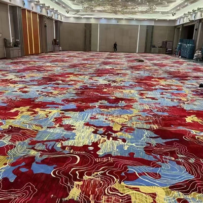 80% wol 20% nylon brandwerend Axminster Cut Pile Hotel Casino Event Location Carpet
