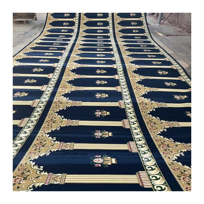 Rectangular Moslim Muur tot Muur Gebedstapijt Roll Tapis de Mosque Tapijt voor moskee