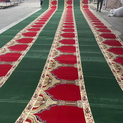Medium Pile Moslim Moskee Puzzle Gebedstapijt voor Custom Masjid Gebedsgebied Ontwerp