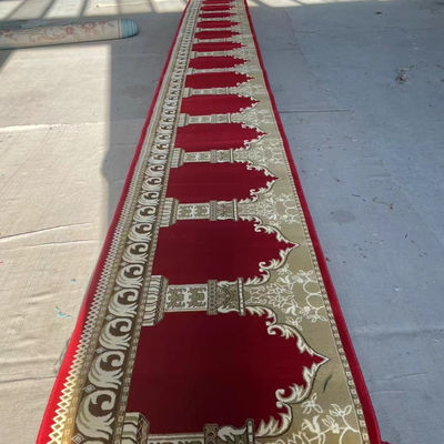Medium Pile Moslim Moskee Puzzle Gebedstapijt voor Custom Masjid Gebedsgebied Ontwerp