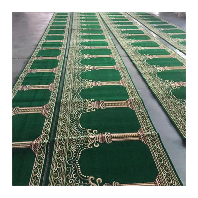 80% wol en 20% nylon moskee gebed tapijt voor Custom moskee ontwerp
