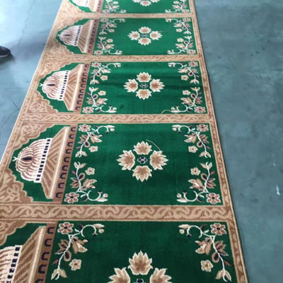 80% wol en 20% nylon moskee gebed tapijt voor Custom moskee ontwerp