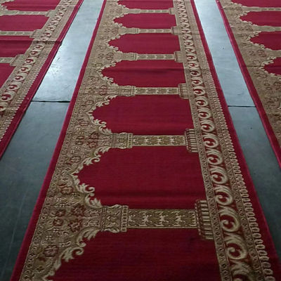 80% wol en 20% nylon moskee gebed tapijt voor Custom moskee ontwerp
