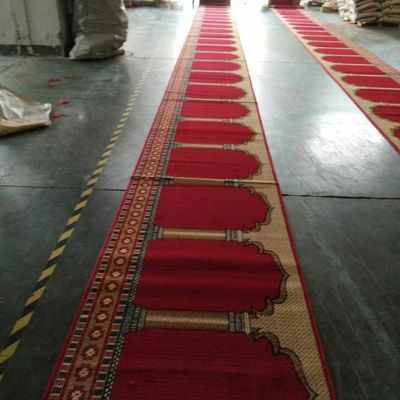 80% wol en 20% nylon moskee gebed tapijt voor Custom moskee ontwerp