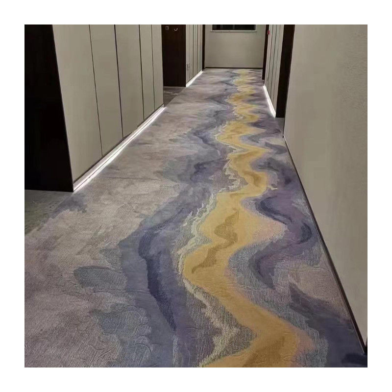 Op maat gemaakte Axminster tapijten voor Hotel Banquet Hall Patroon volgens uw ontwerp