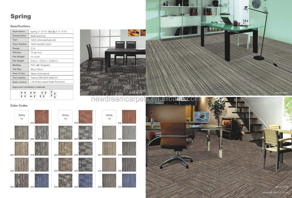 Jacquard Stijl 60*60 tapijttegels Italië's superieure keuze voor vloerbehoeften