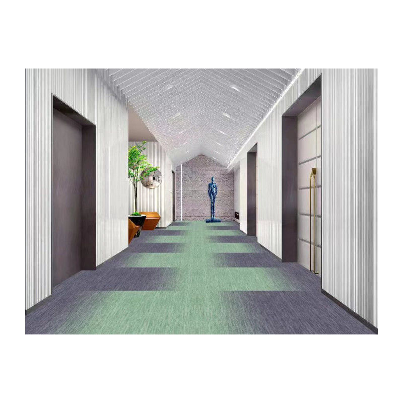 50x50cm vierkant kantoor tapijt tegels met middelgrote stapel hoogte van luxe 100% nylon OEM