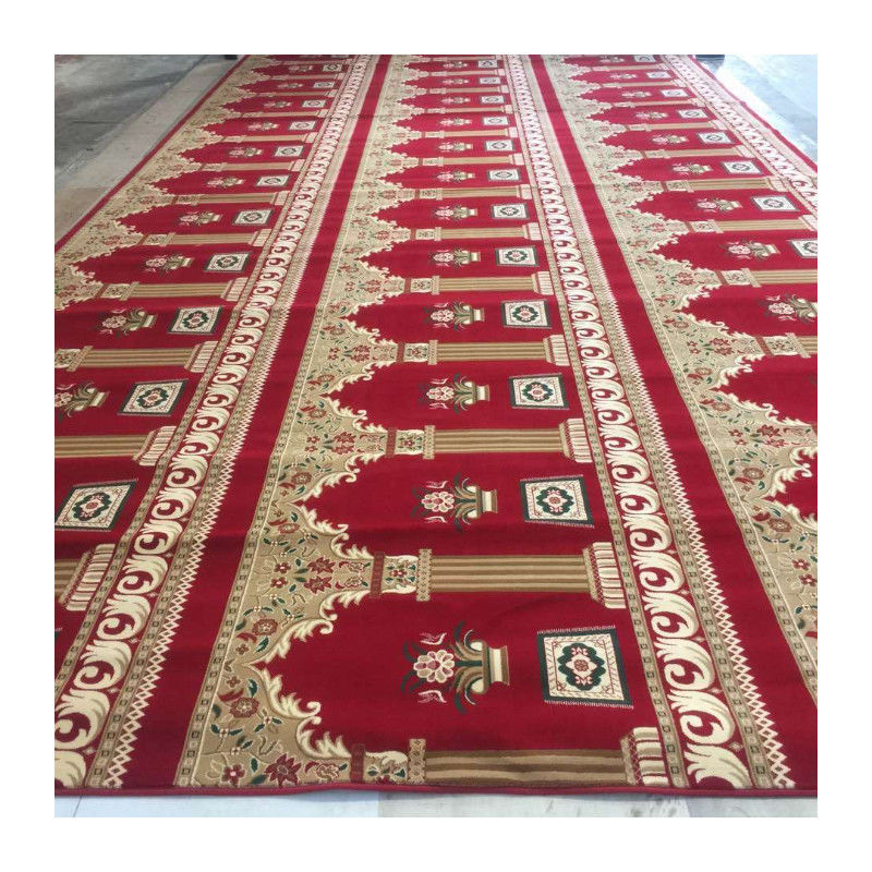 Moslims Muur tot Muur Gebed tapijtrol Tapis de Priere voor moskee in rechthoekige vorm
