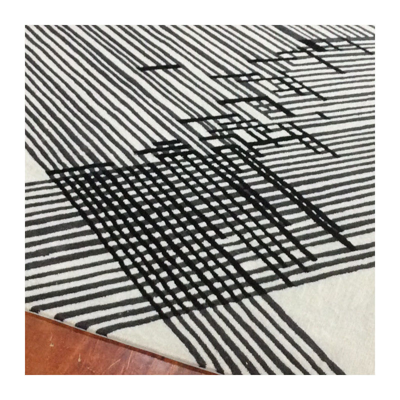Custom Pattern Vierkante Handgemaakte Moderne Woonkamer Tapijt En Huishoudelijke artikelen Voor Uw Huis