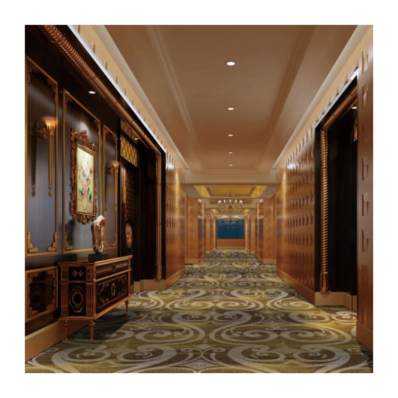 Klassieke stijl 80% wol 20% nylon geprint Axminster tapijt voor hotel Broadloom tapijt