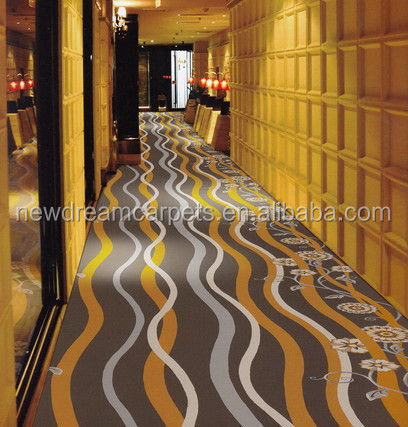 100% Nylon Printing Hotel tapijt voor receptie en slaapkamer in verschillende kleuren