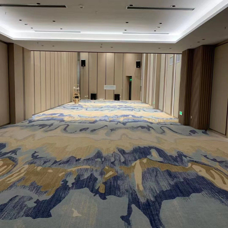 Kleur op maat Hotel Lobby Wand tot muur tapijt voor 5 sterren brandwerend Banketzaal