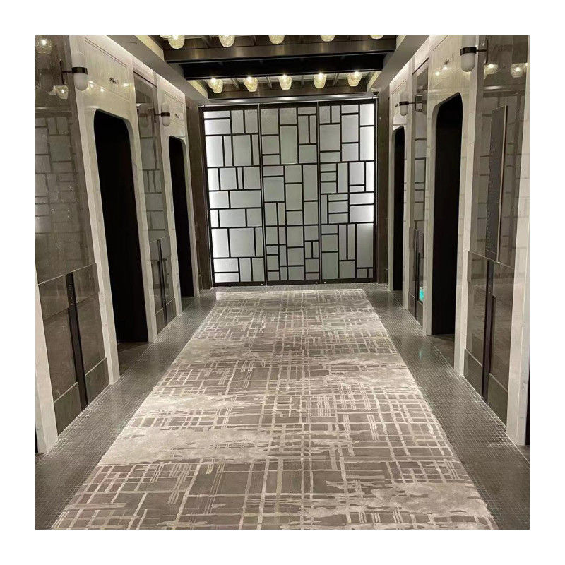 Machine Made 4m Flat Cut Nylon Wall to Wall Carpet voor commerciële vloer brandbestendige