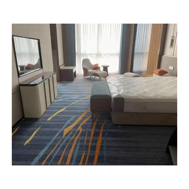 Commerciële vloeren 4m*25m brandwerend Backing Wilton Nylon Wall to Wall Carpet