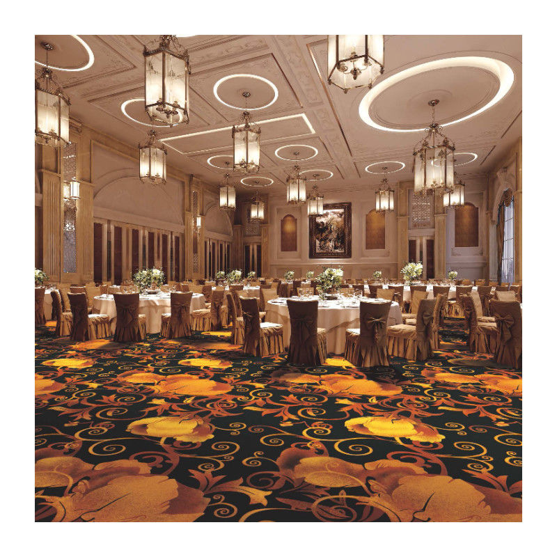 7*11 Densiteit wol en nylon Axminster casino tapijt voor wand-op-wand installatie