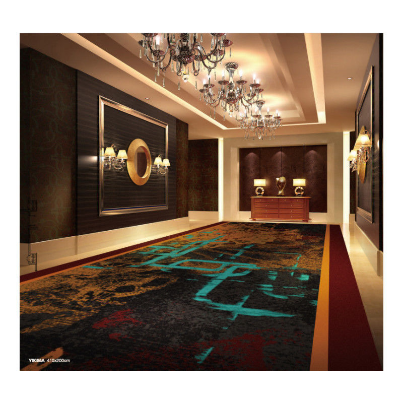Rectangle Axminster tapijt Luxe hotel vloer print Customized Design Hotel kamer tapijt voor 5 sterren