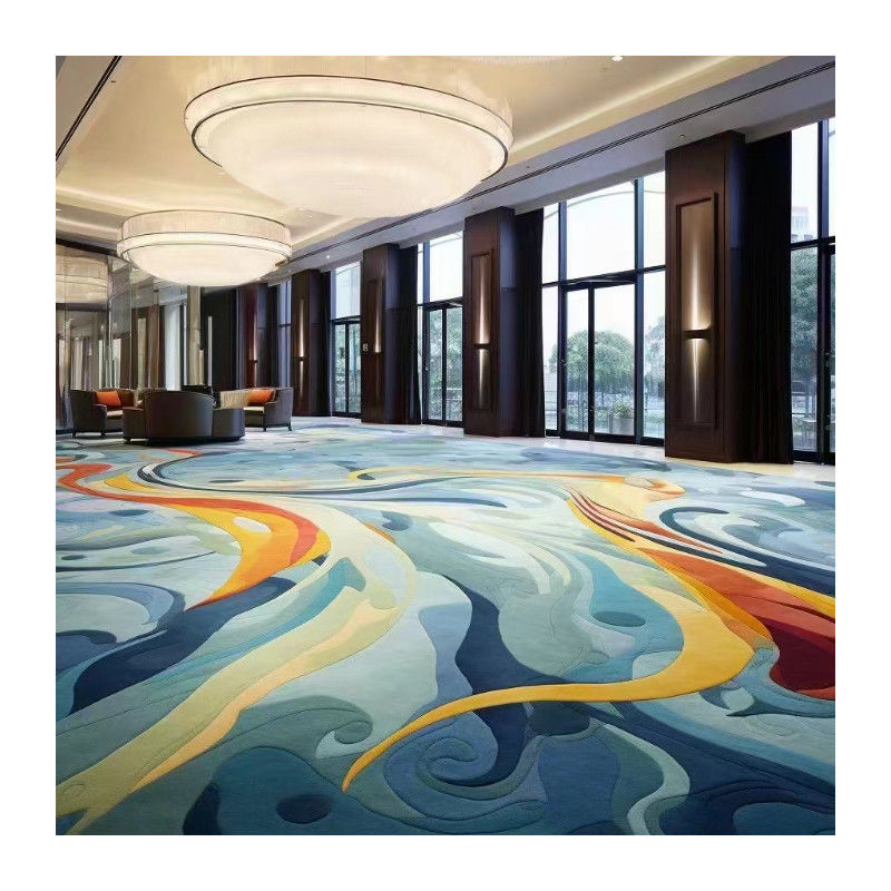Rectangle Axminster 5 sterren Luxe Hotel Nylon Printed Lobby Corridor tapijten vloerrol
