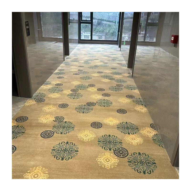 Action Backing Fluorescerende kleur Axminster Corridor Carpet voor niet-slip in End Hotels