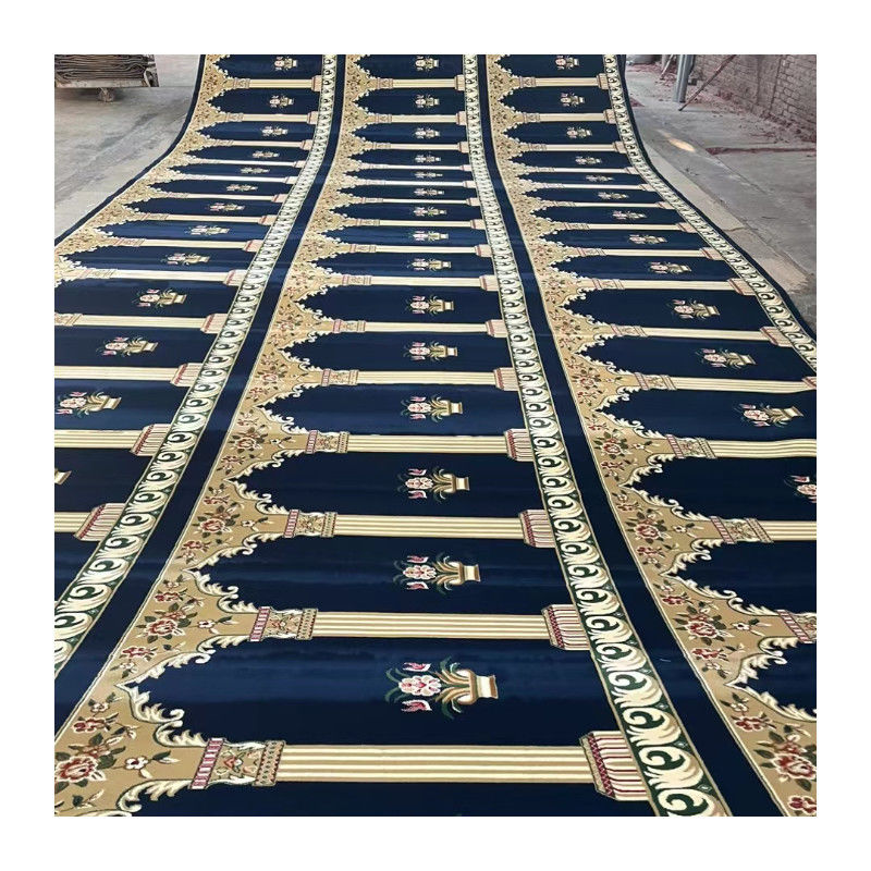 Rectangular Moslim Muur tot Muur Gebedstapijt Roll Tapis de Mosque Tapijt voor moskee