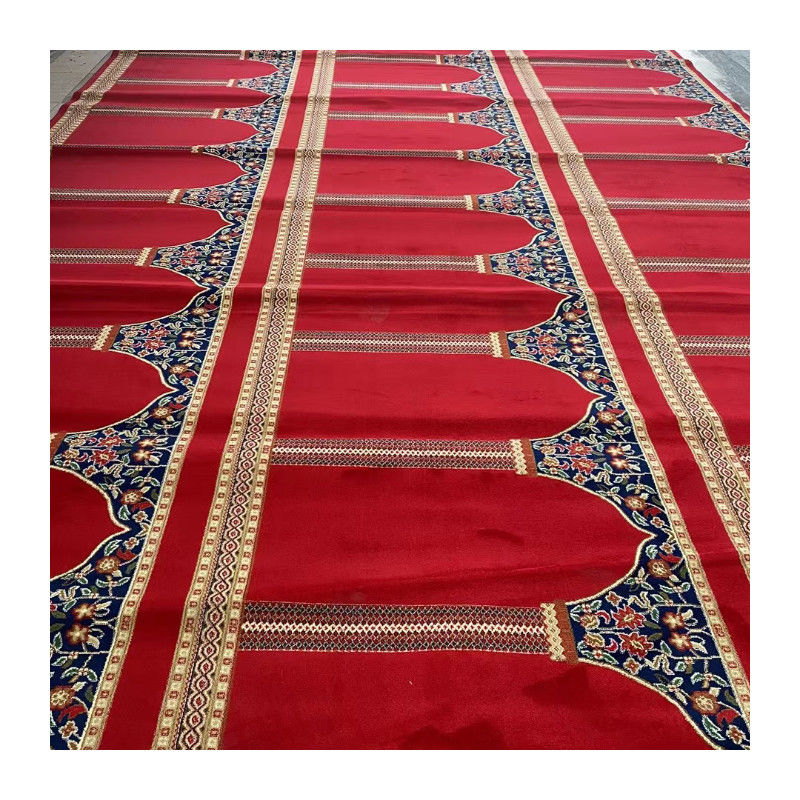 Medium Pile Moslim Moskee Puzzle Gebedstapijt voor Custom Masjid Gebedsgebied Ontwerp